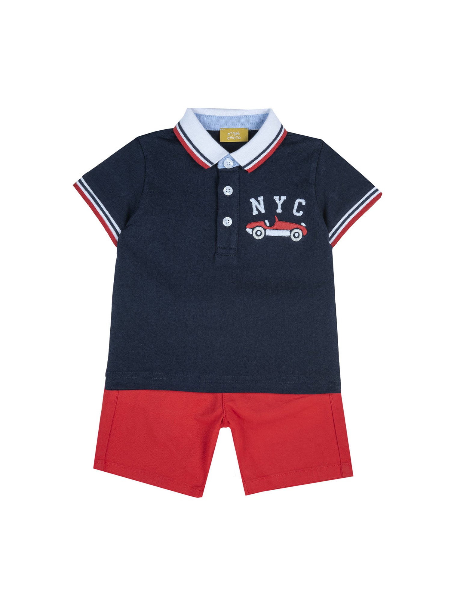 Completo Bambina Chicco - T-Shirt Manica Corta E Pantaloncino | Cotone Elastan Comodo E Lavabile - Foto 11