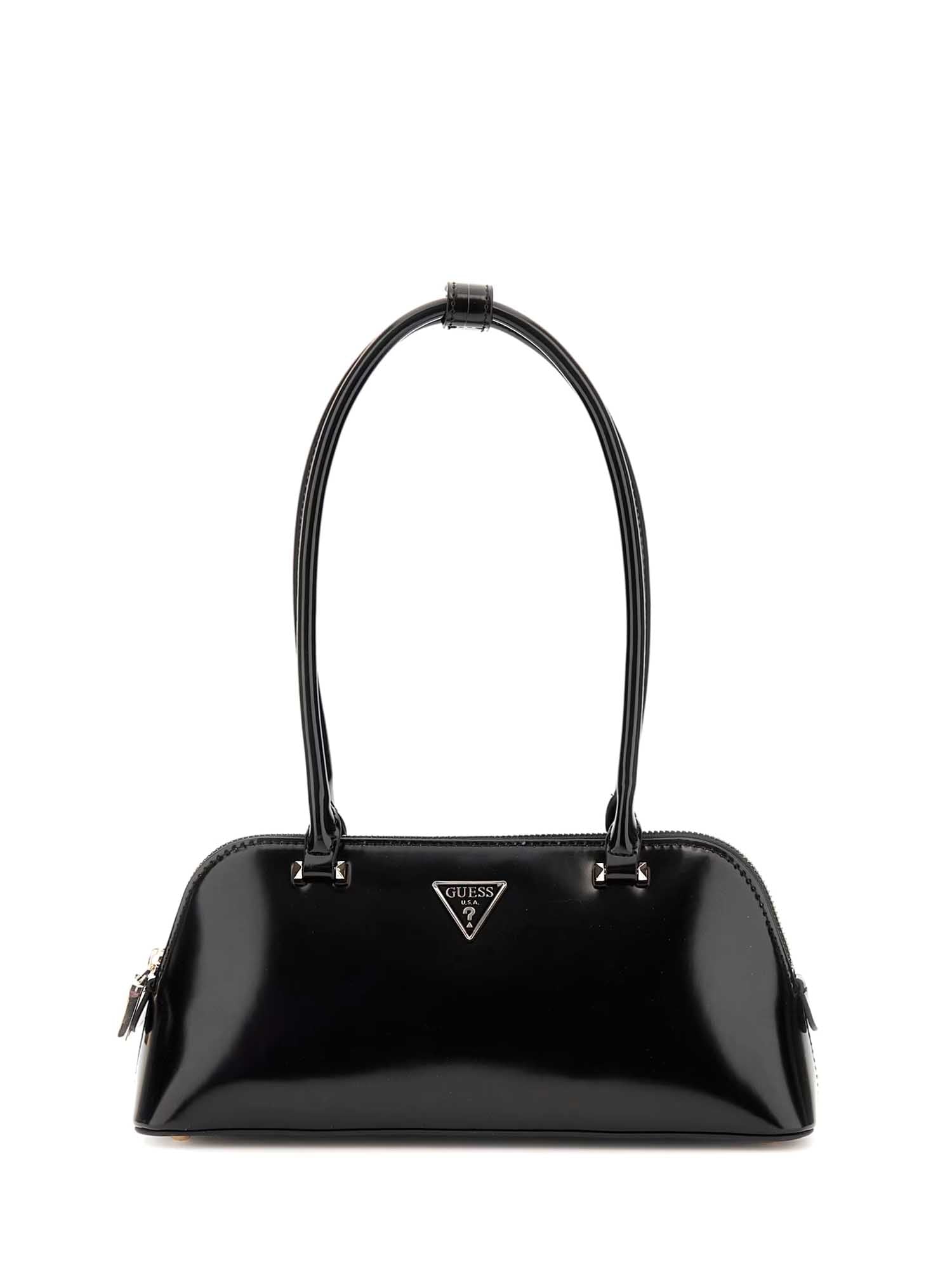 Guess Borsa A Bauletto Nera Borsa Guess Nelka Bauletto VG930705