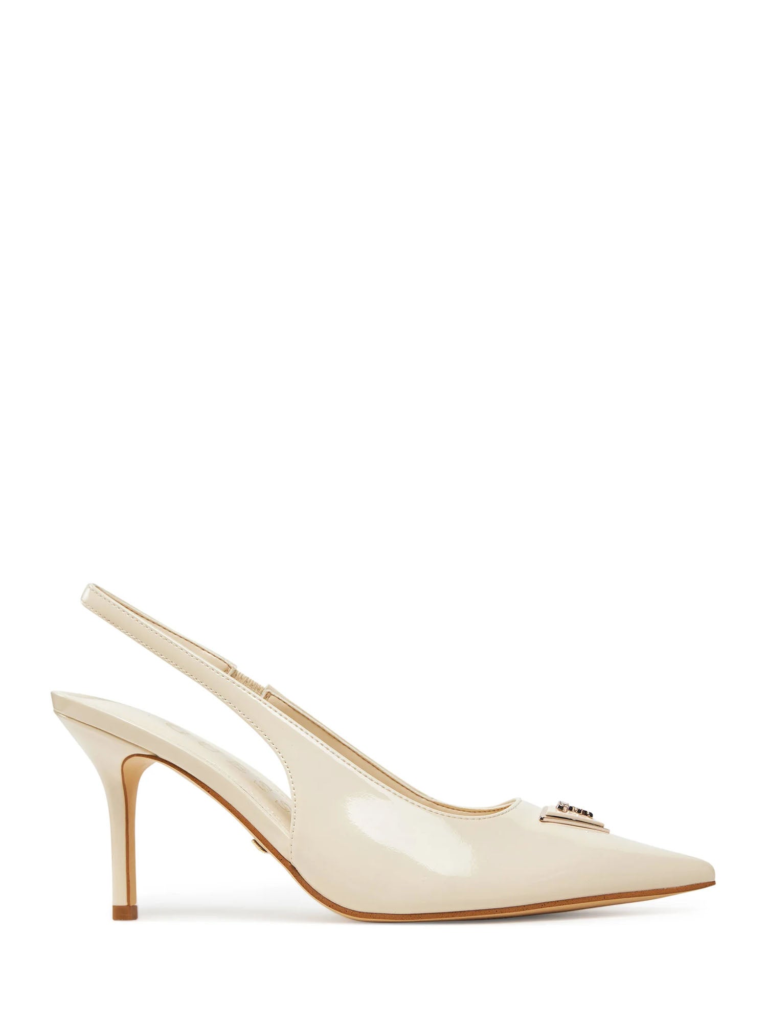 Slingback Decollete Guess Beige GUESS Decollete Donna Nera