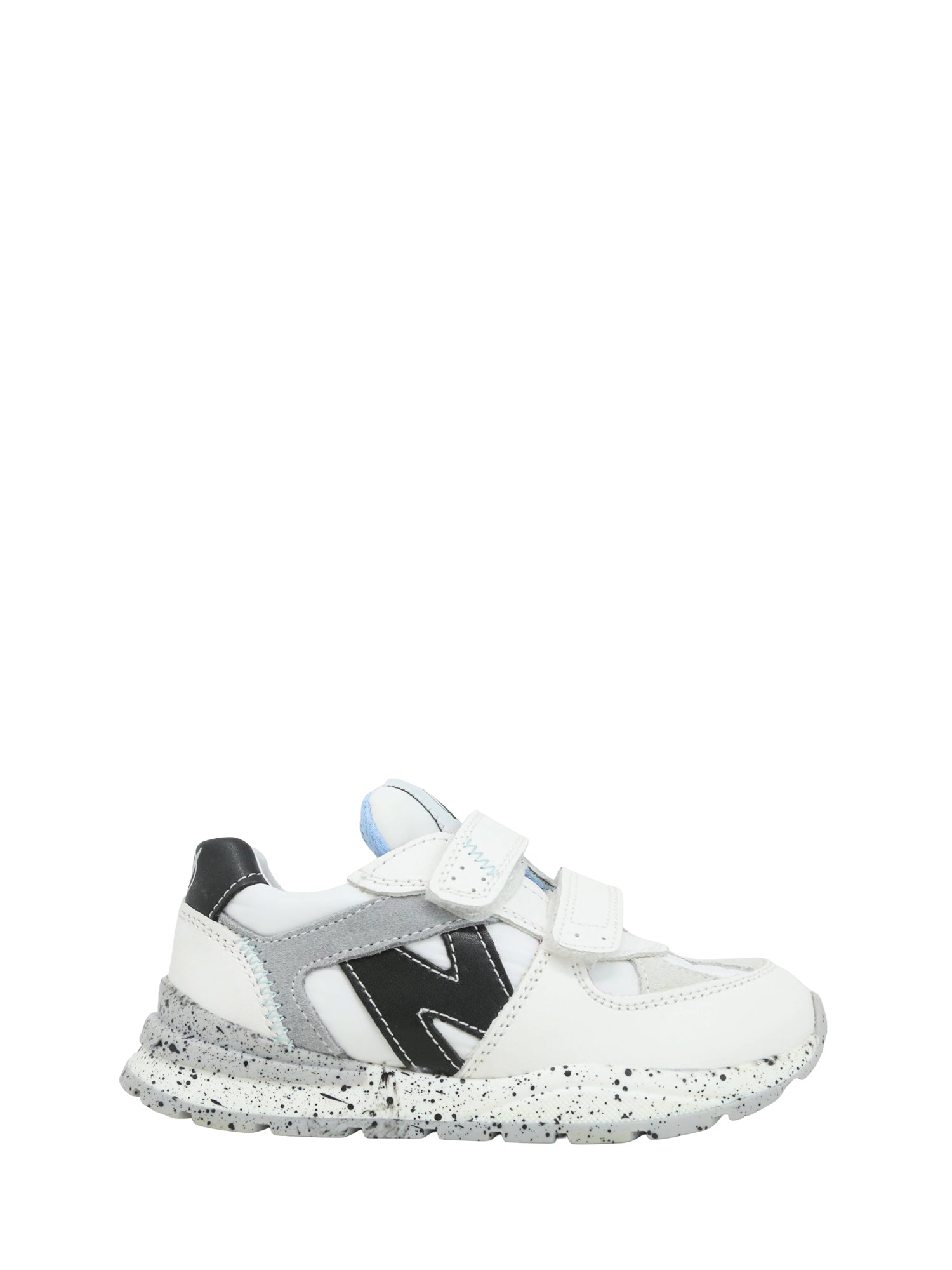 Naturino AYASY.-Sneakers in Pelle e Tessuto con Cuori e Pois, Bianco 39 Naturino AYASY.-Sneakers in Pelle e Tessuto con Cuori e Pois, Bianco 39