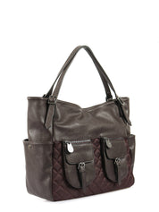 Borse a spalla Marrone Acqua Di Perla