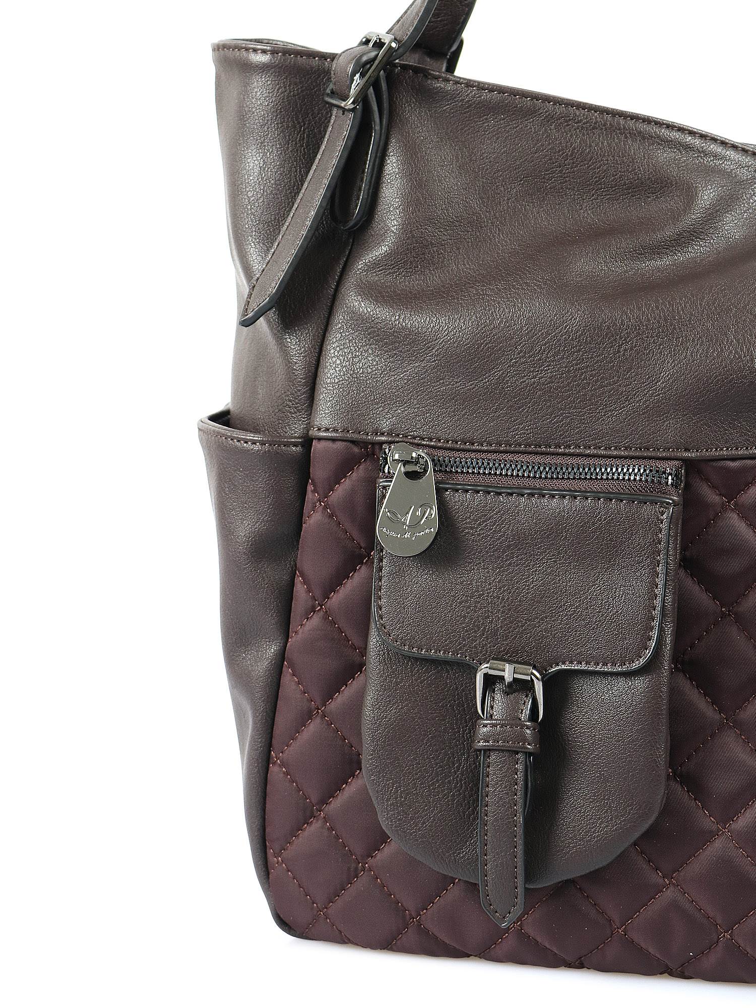 Borse a spalla Marrone Acqua Di Perla