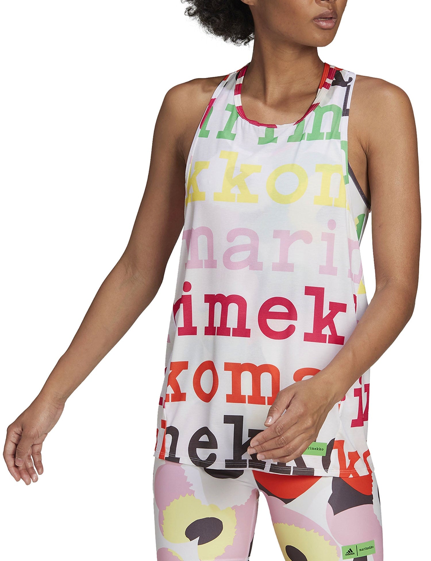 Canotte Bianco Adidas Performance