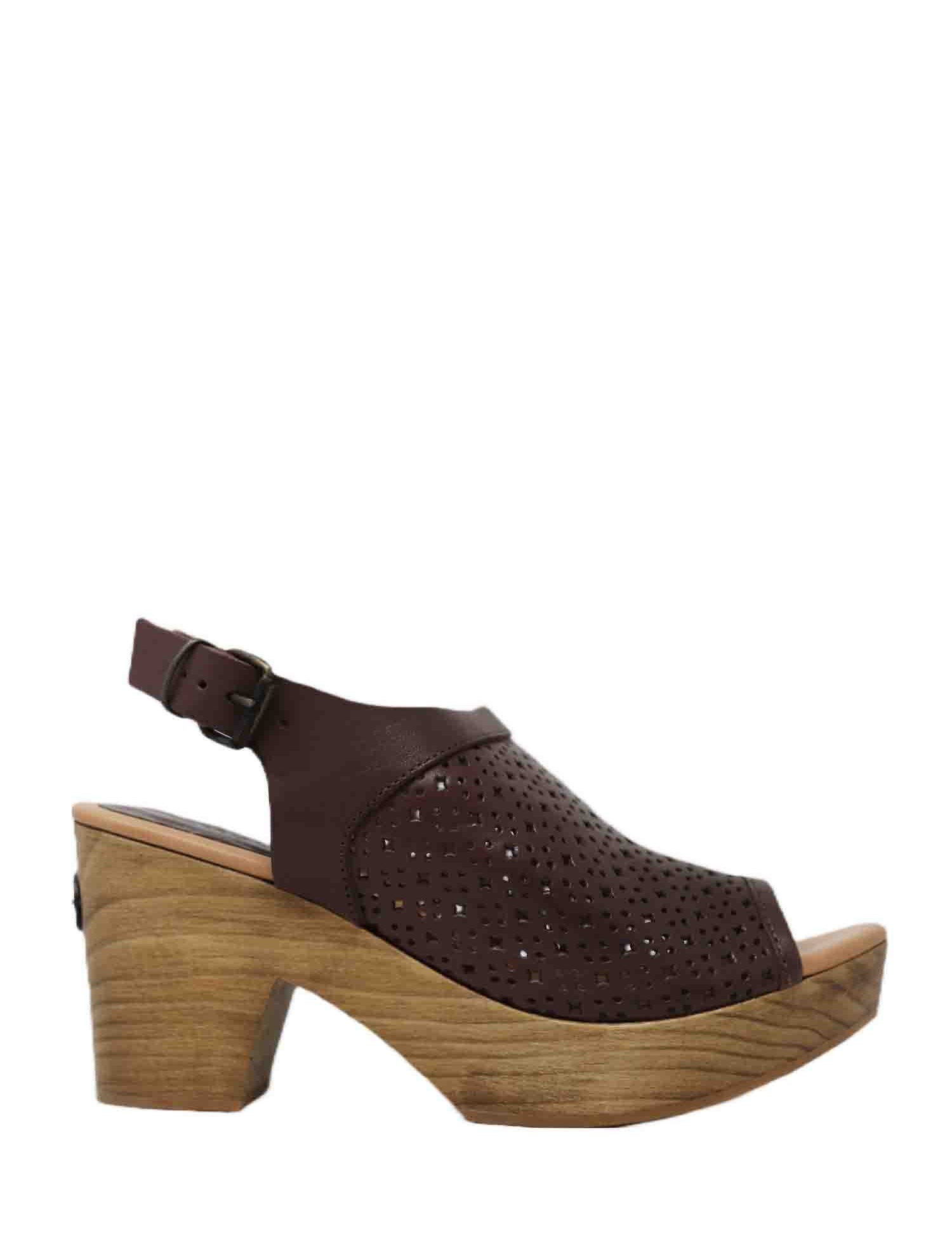 Sandali tacco Marrone Lumberjack