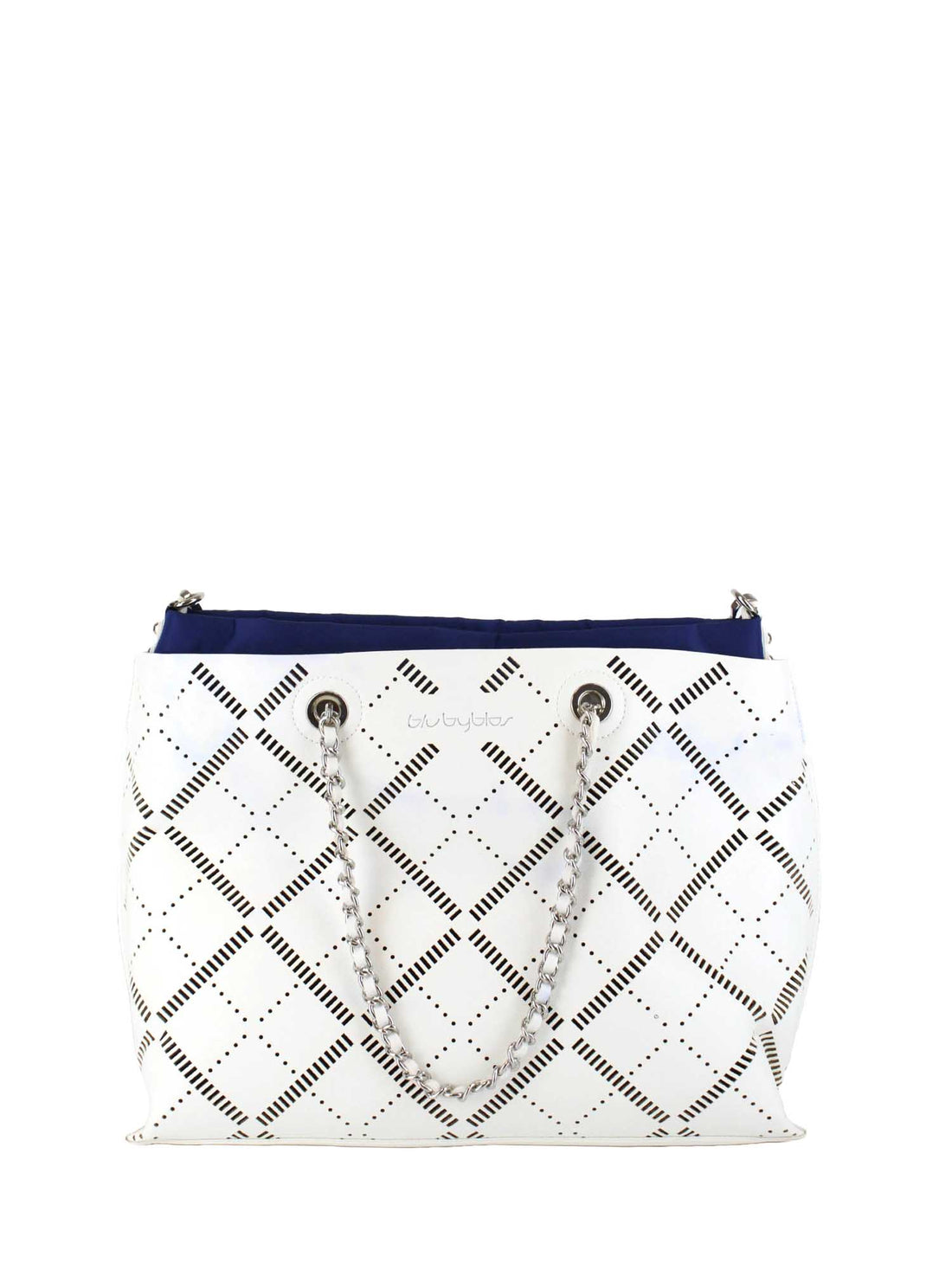 Shopper Bianco Byblos Blu