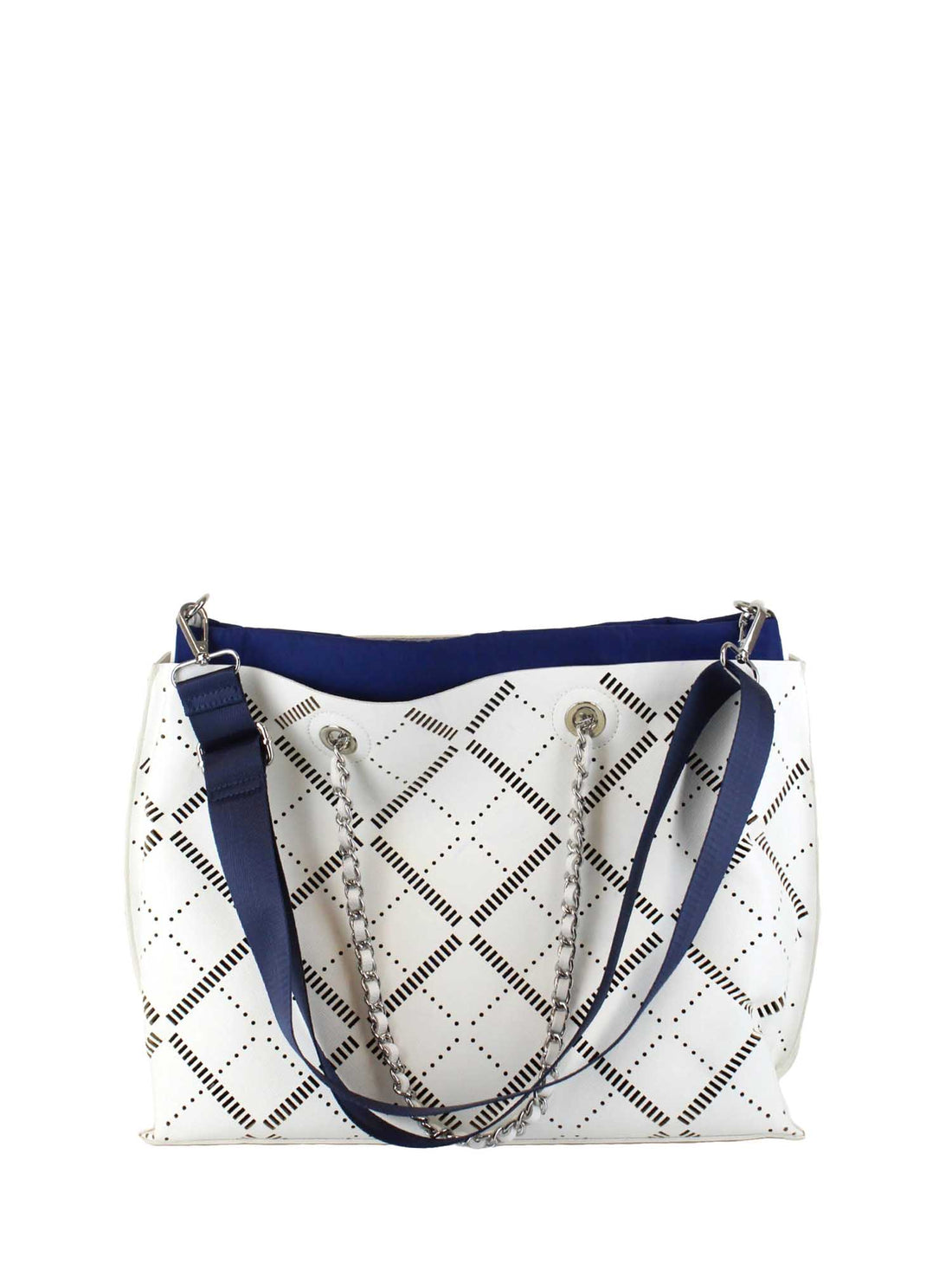 Shopper Bianco Byblos Blu