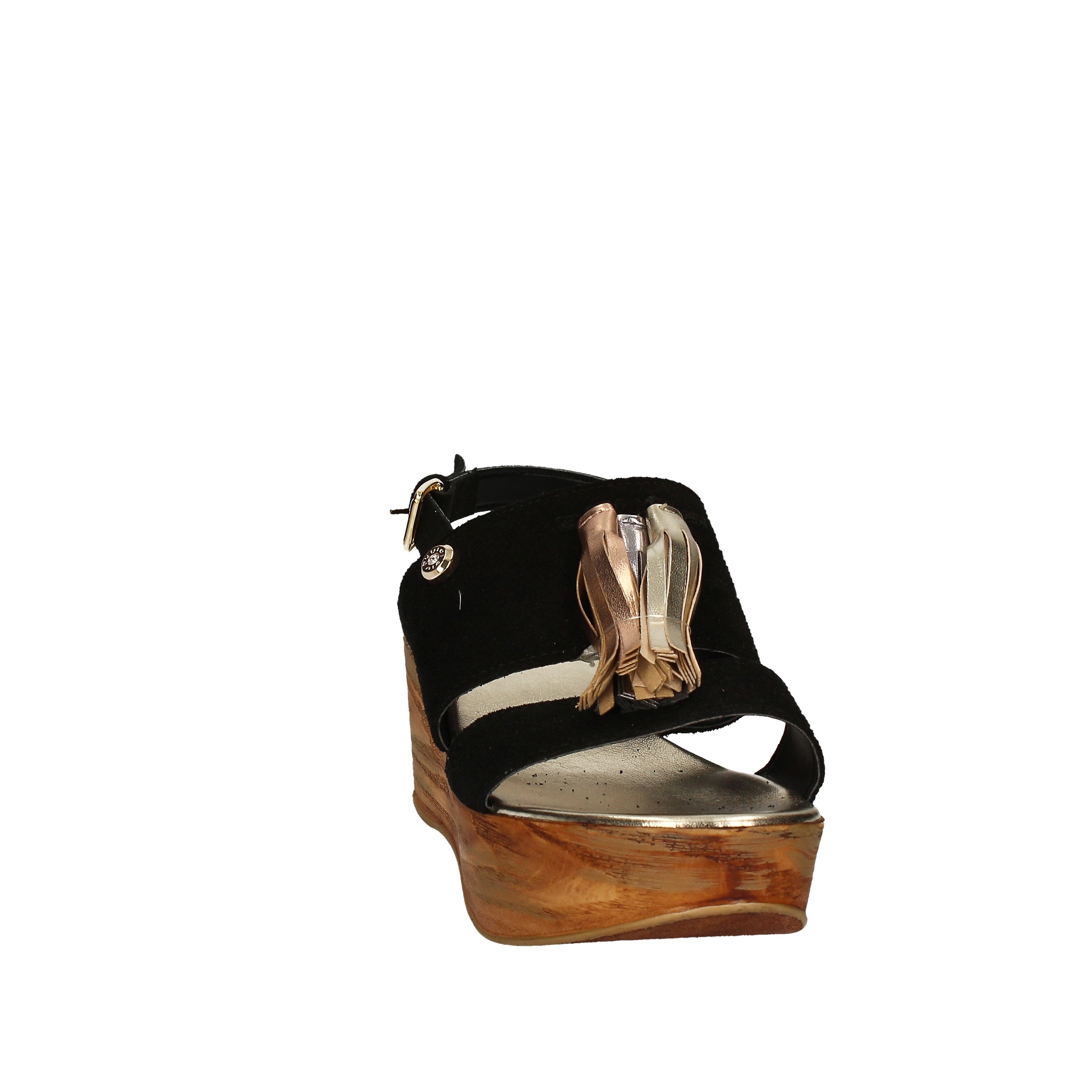 Sandali zeppa Nero Byblos Blu