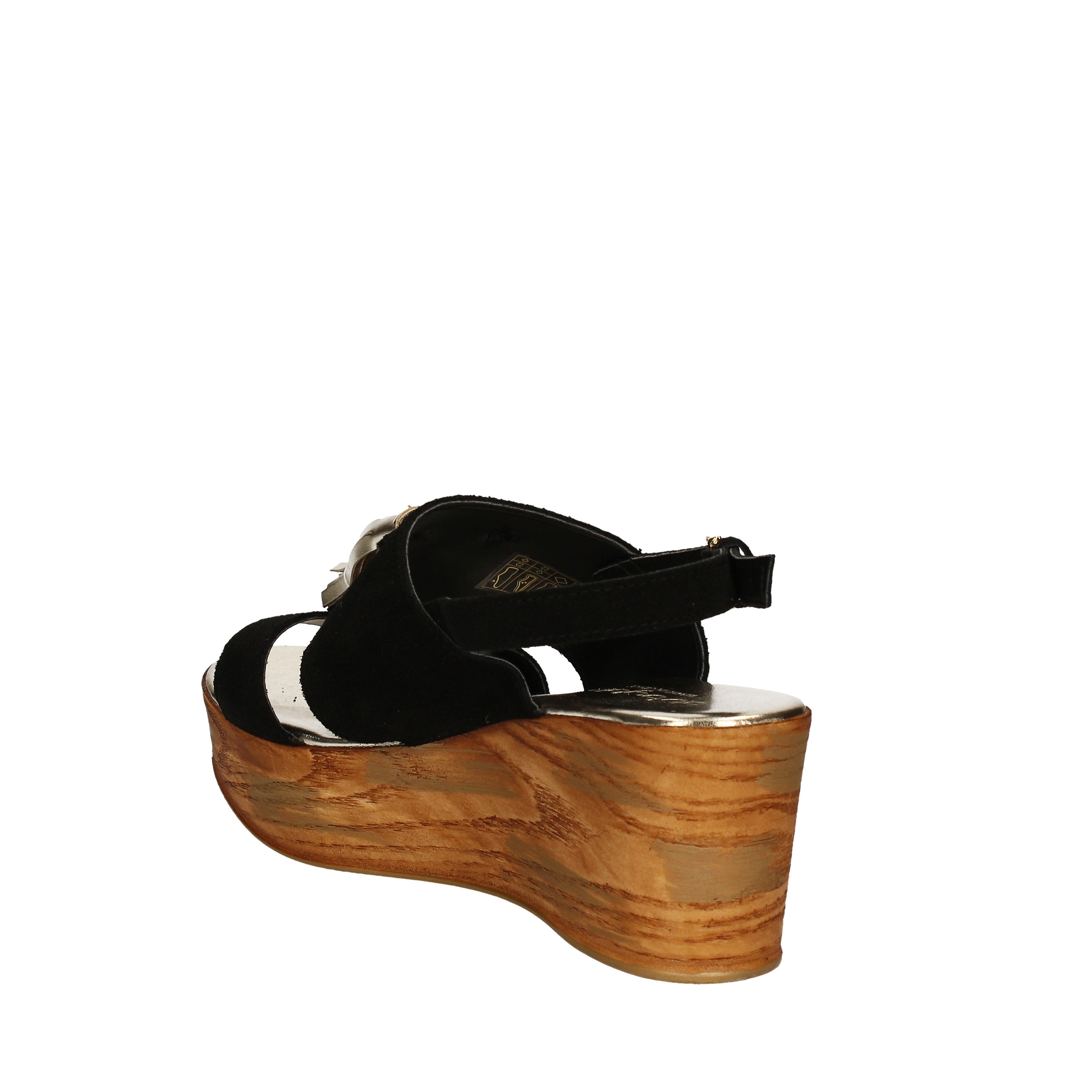 Sandali zeppa Nero Byblos Blu