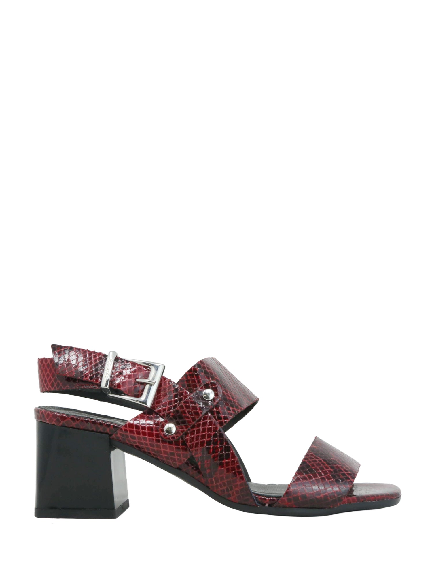 Sandali tacco Rosso Keys