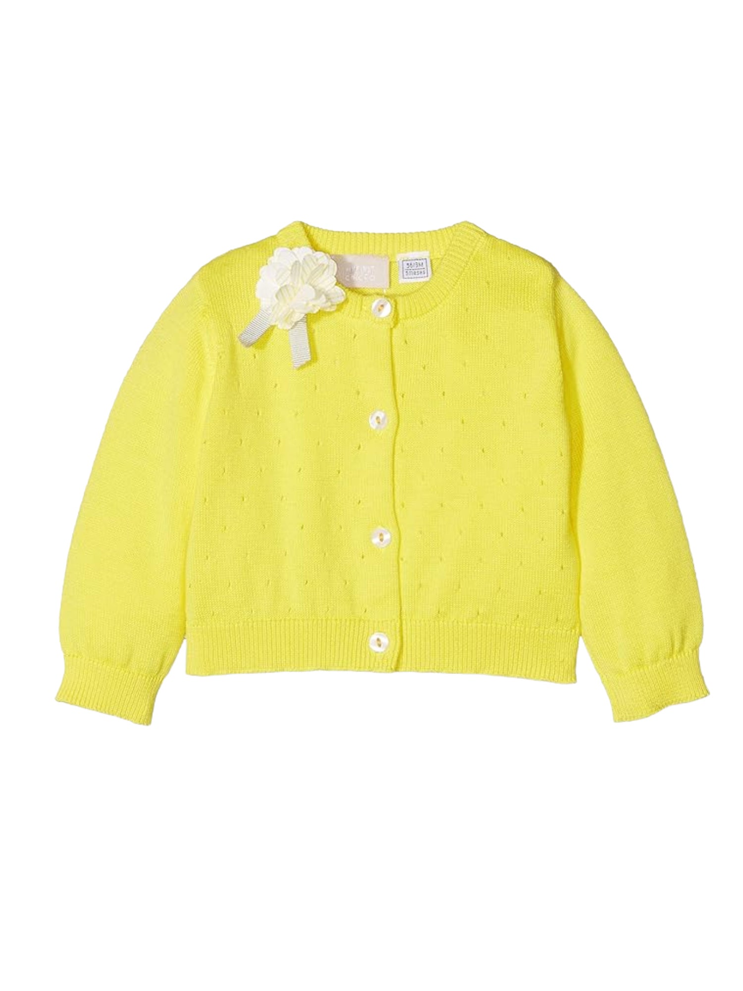 Cardigan Giallo Chicco