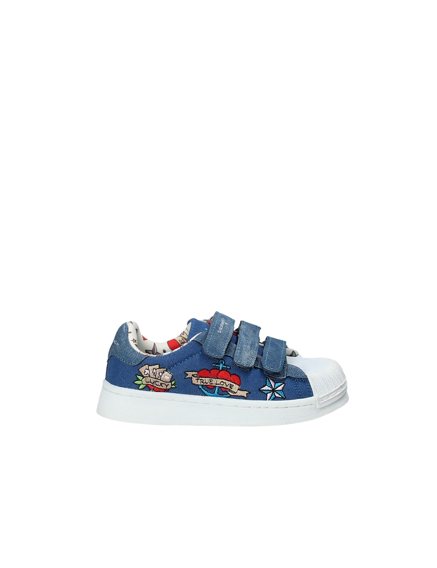 Scarpe con strappi Blu Silvian Heach