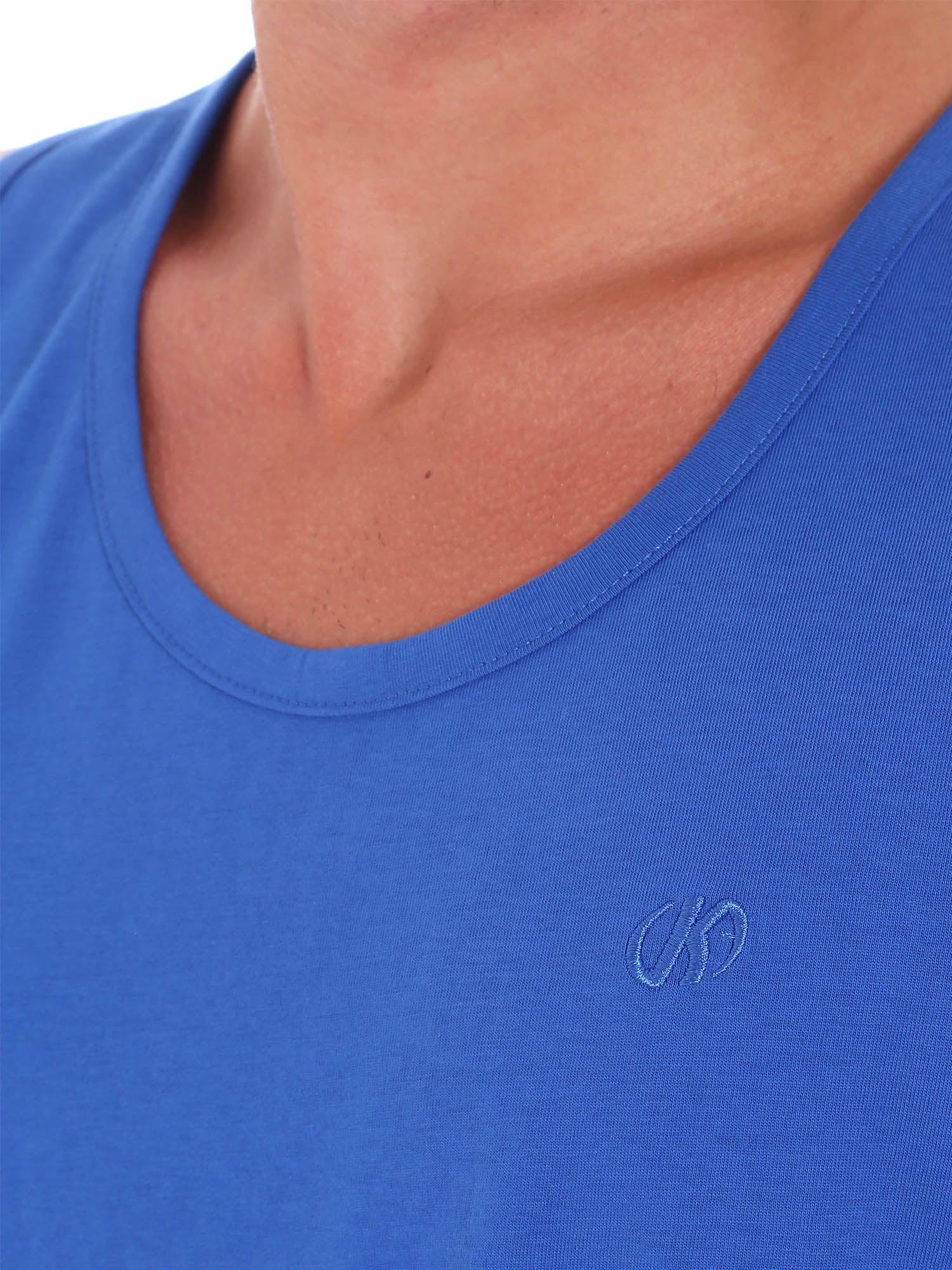 Top e canotte Blu Key Up