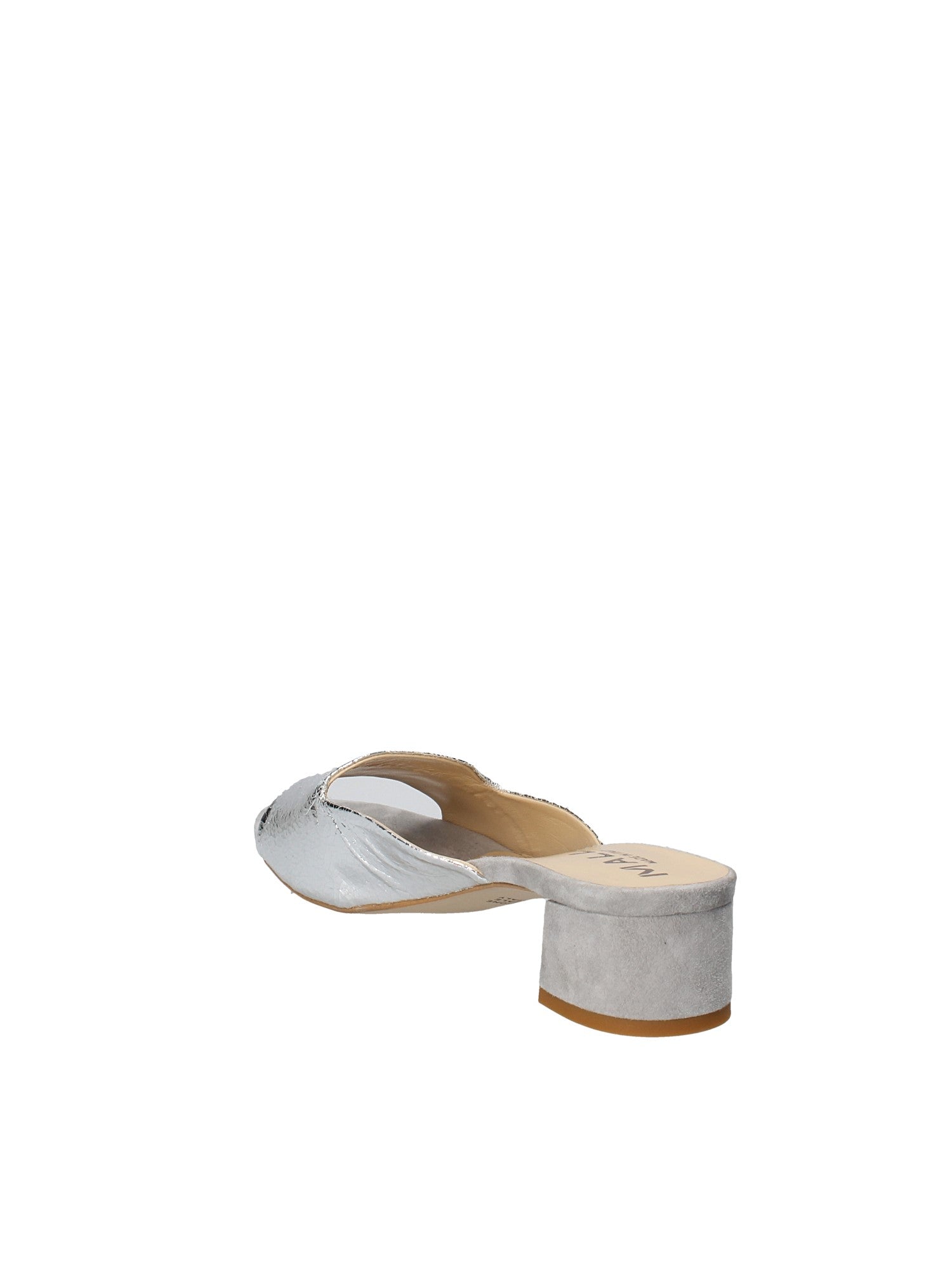 Sandali tacco Argento Mally