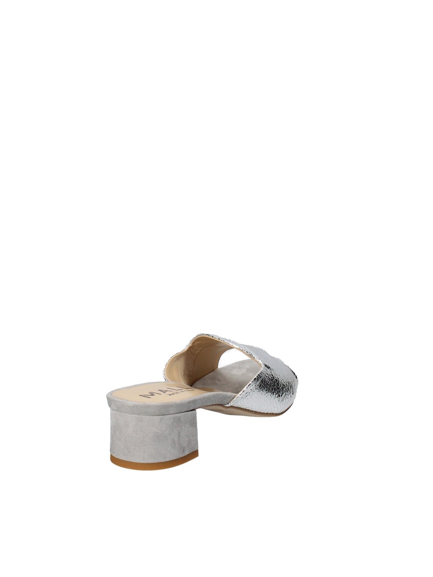 Sandali tacco Argento Mally