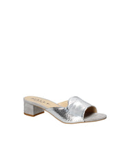 Sandali tacco Argento Mally