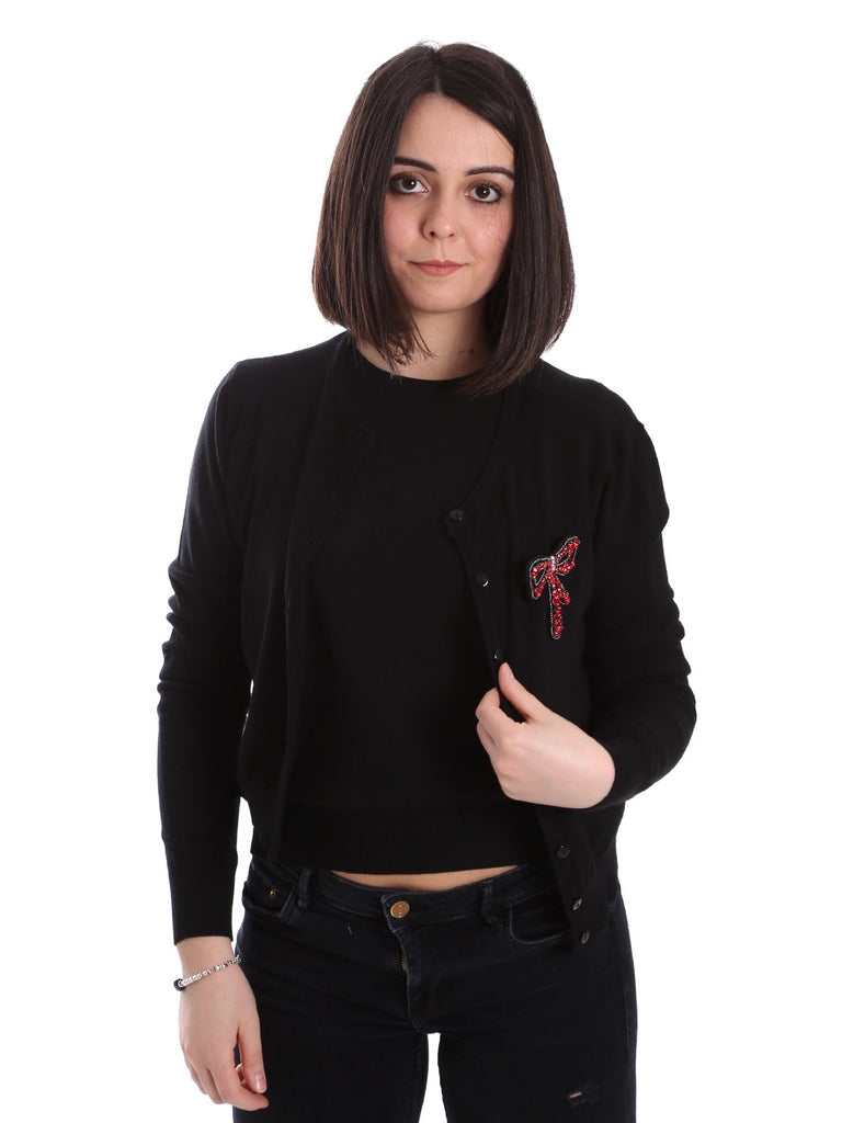 Cardigan Nero Denny Rose