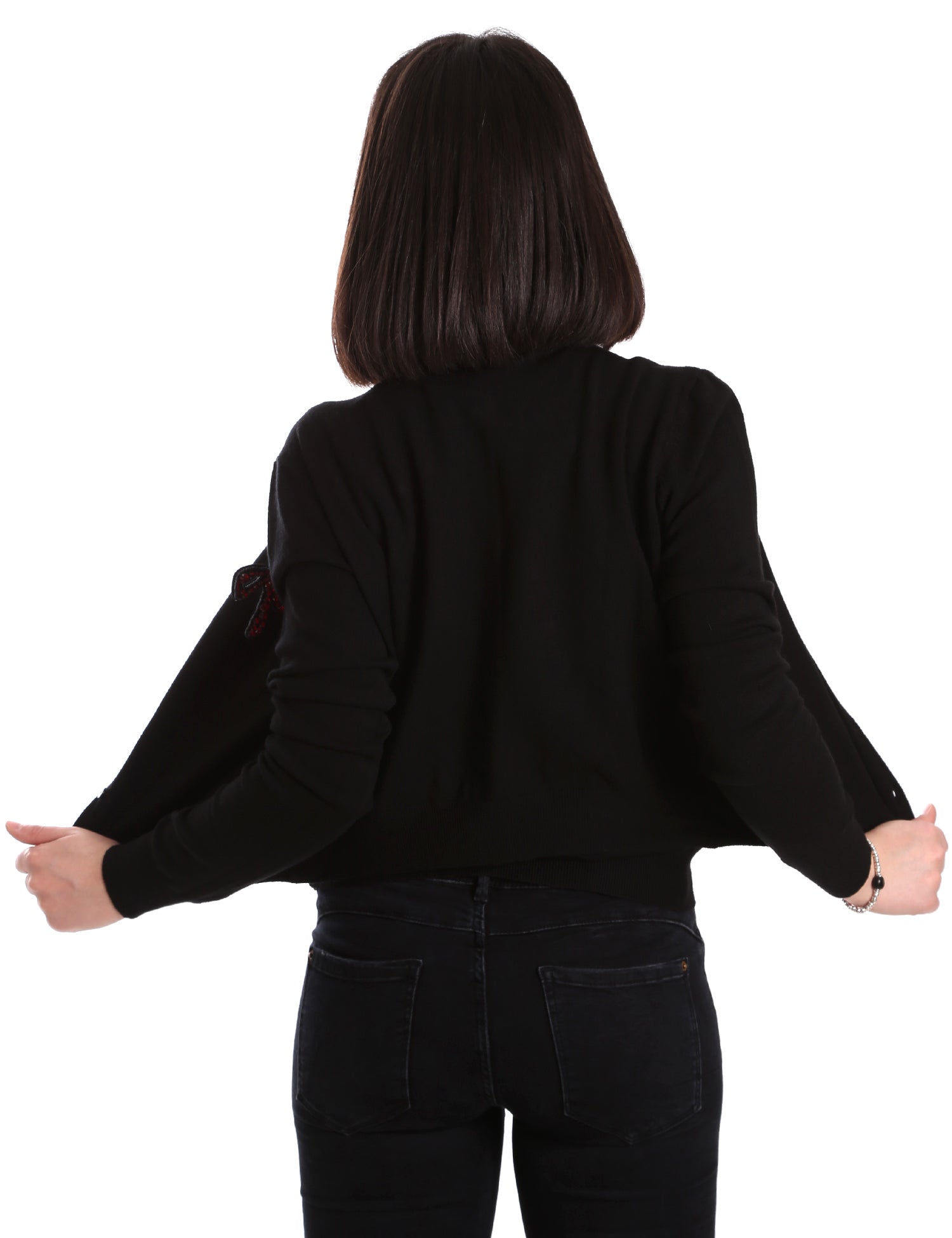 Cardigan Nero Denny Rose