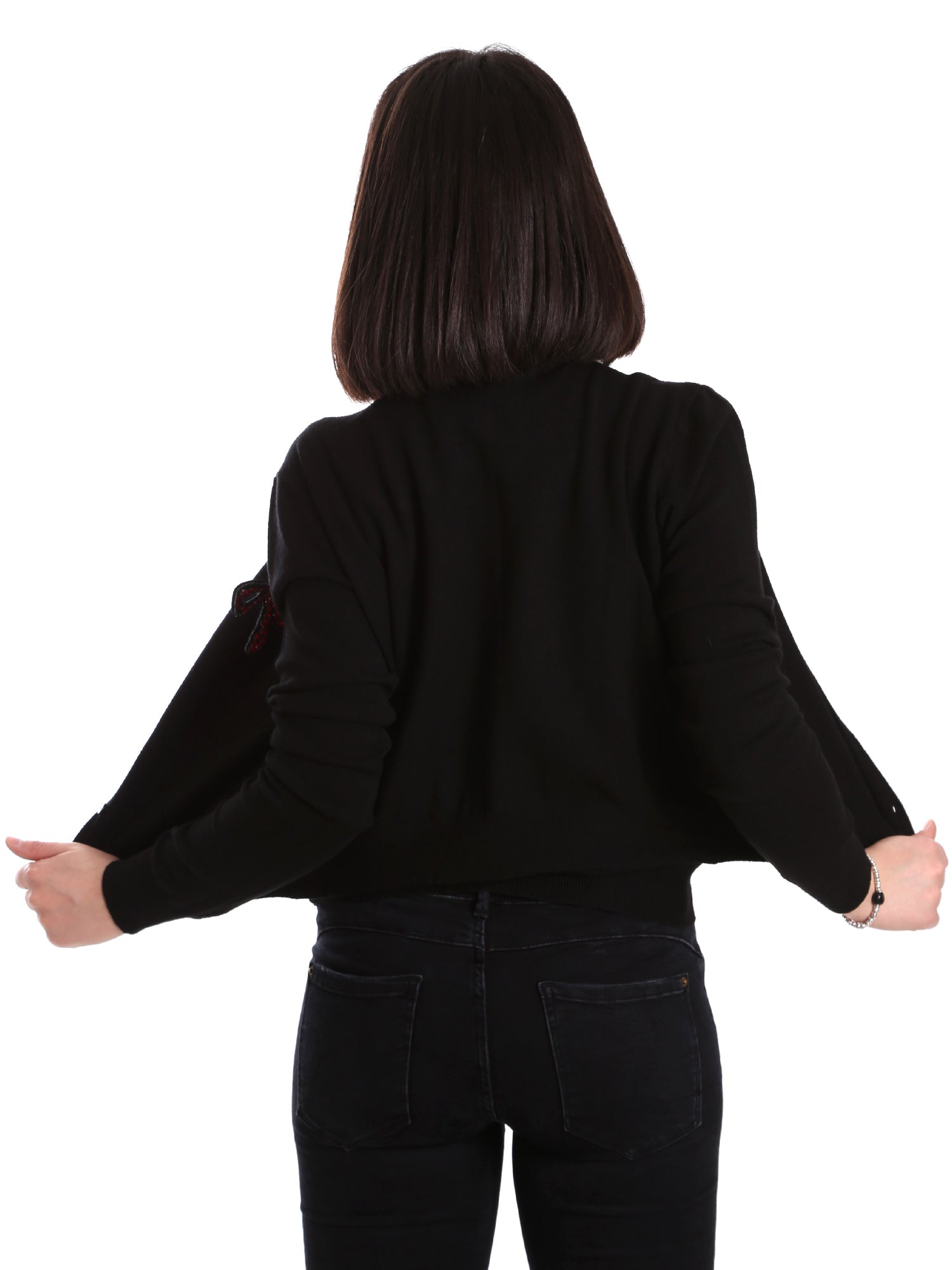 Cardigan Nero Denny Rose