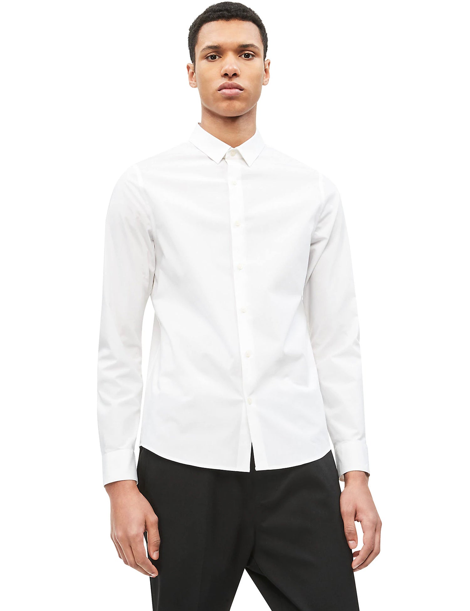 Camicie Bianco Calvin Klein