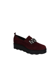 Mocassini Bordeaux Camoscio Grace Shoes