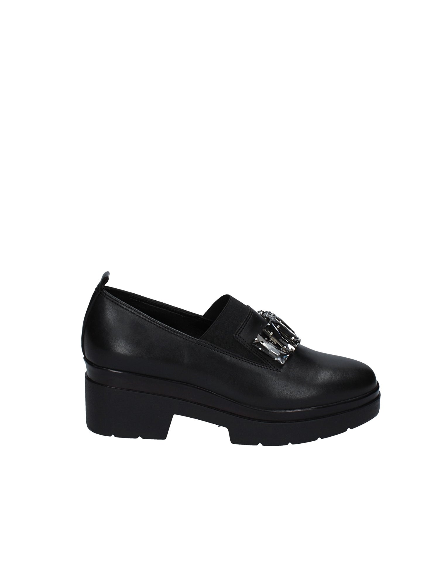 Mocassini Nero Ecopelle Grace Shoes