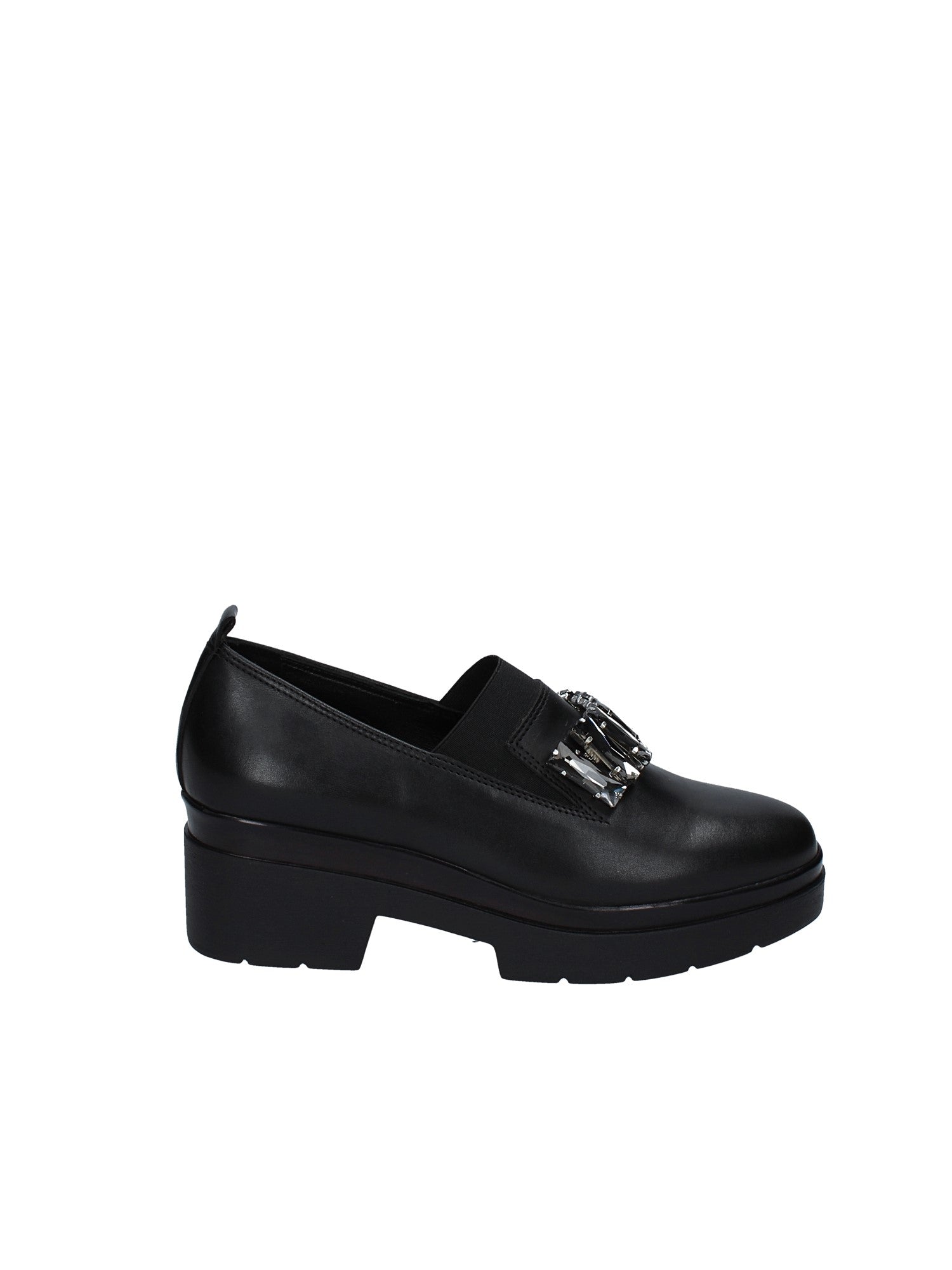 Mocassini Nero Ecopelle Grace Shoes