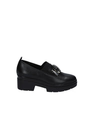Mocassini Nero Ecopelle Grace Shoes