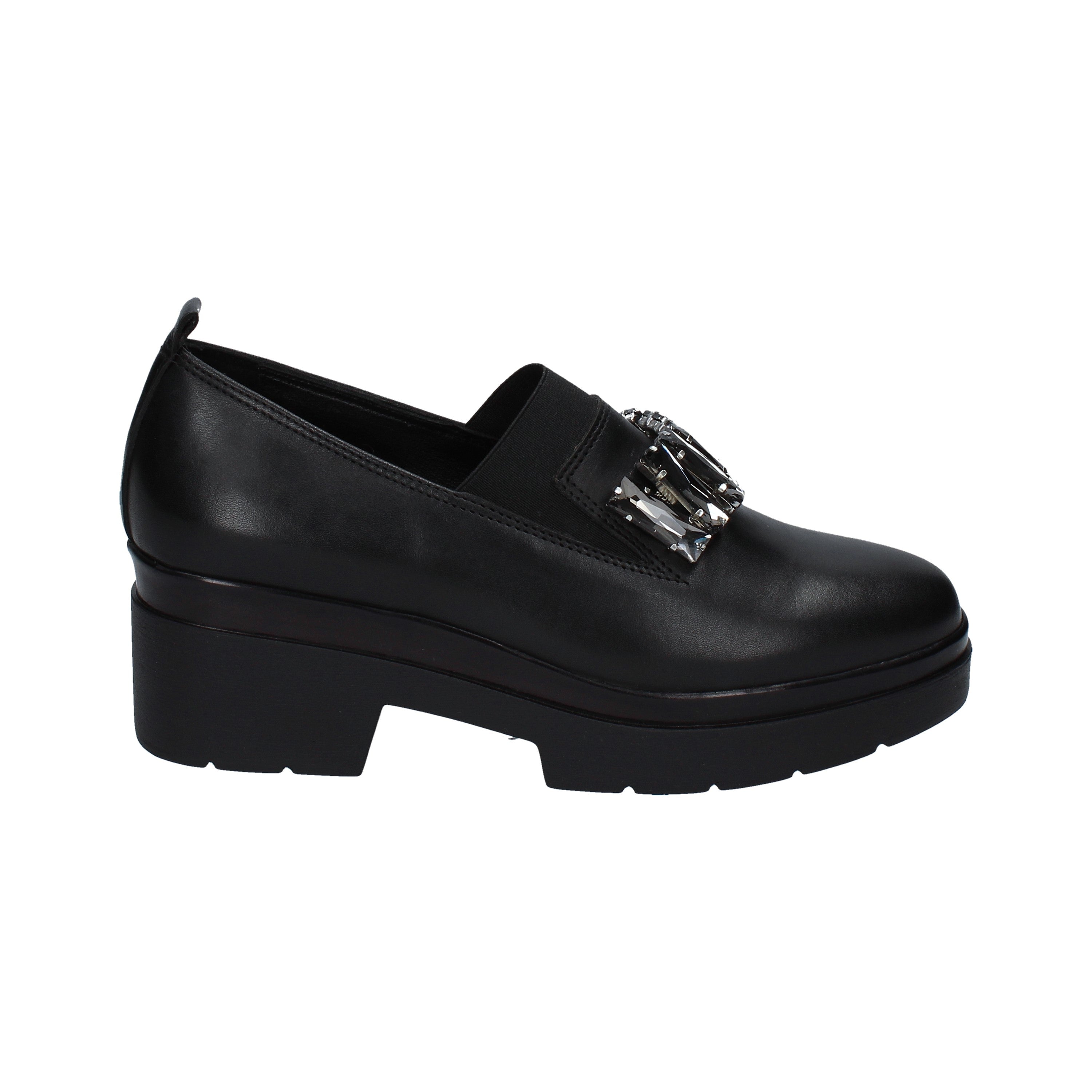 Mocassini Nero Ecopelle Grace Shoes