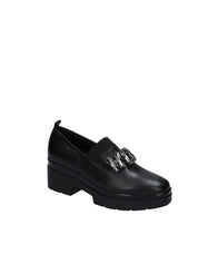 Mocassini Nero Ecopelle Grace Shoes