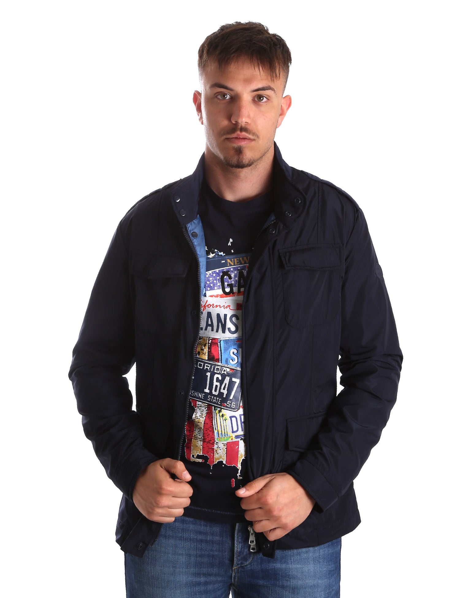 Giacche Blu Gaudi Jeans