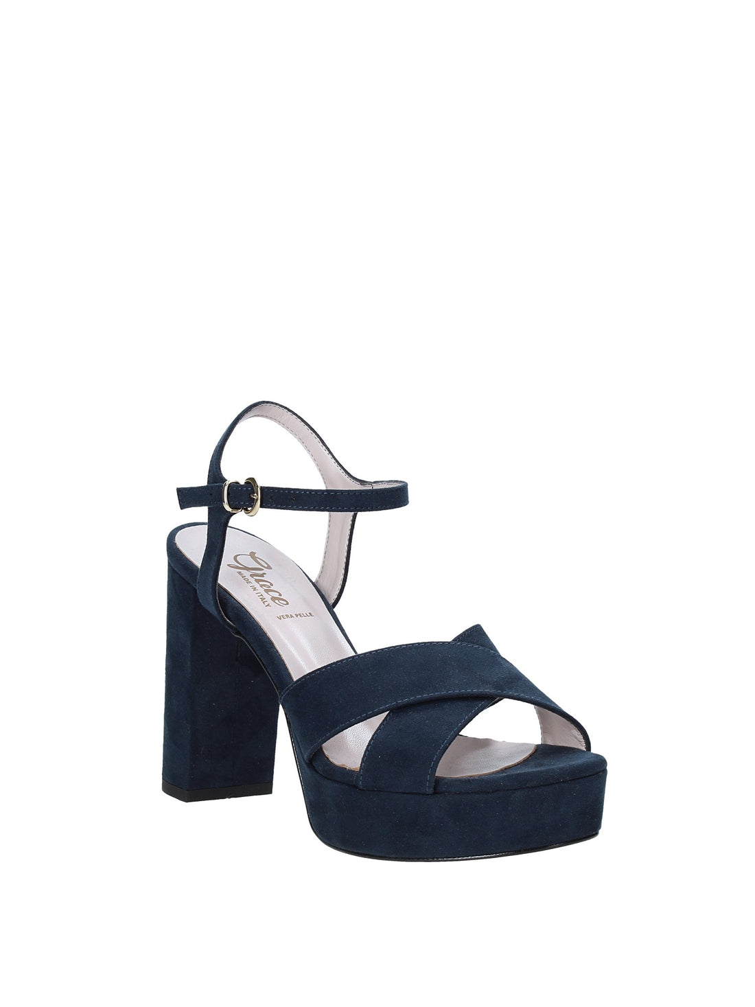 Sandali tacco Blu Grace Shoes