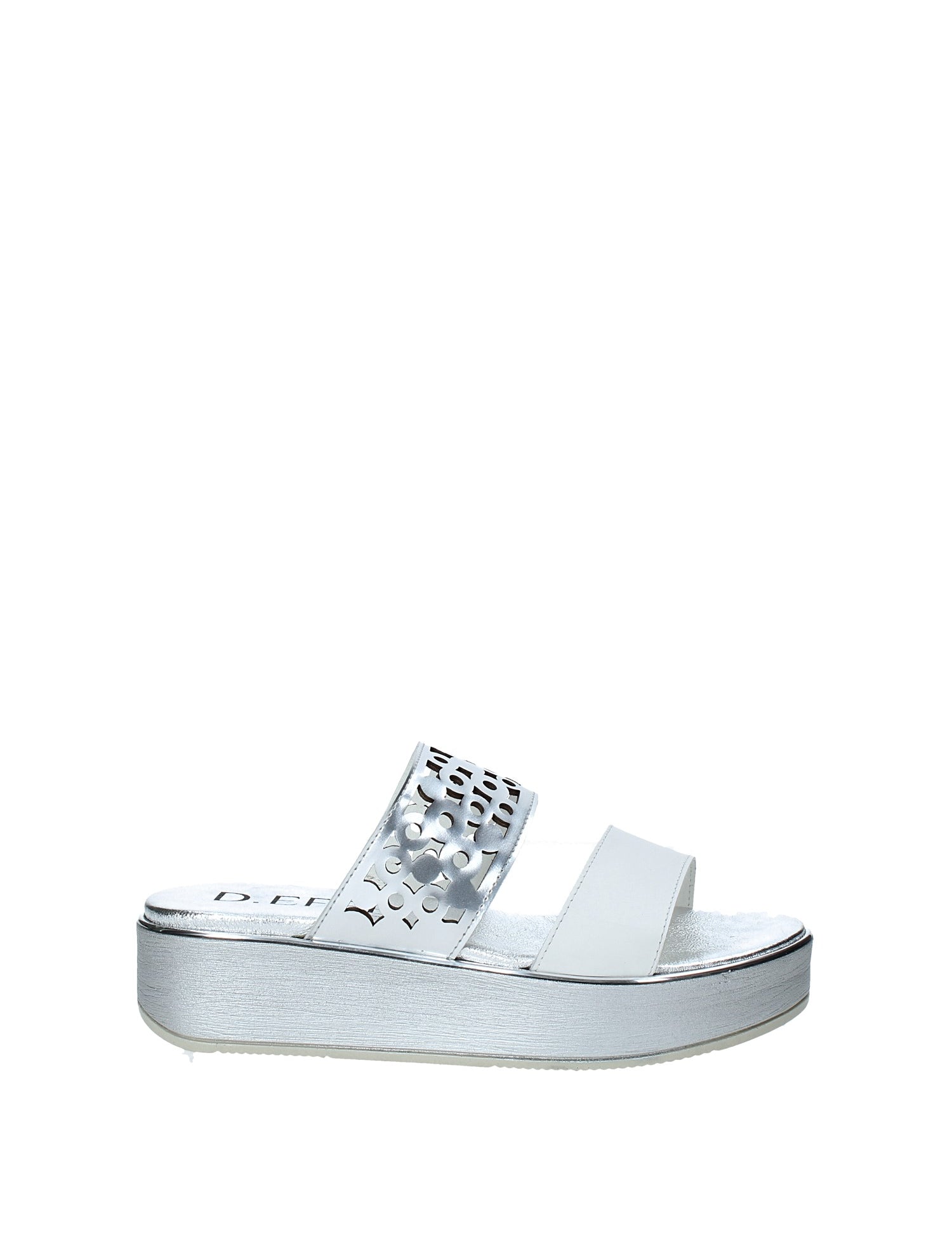 Sandali zeppa Argentato Susimoda