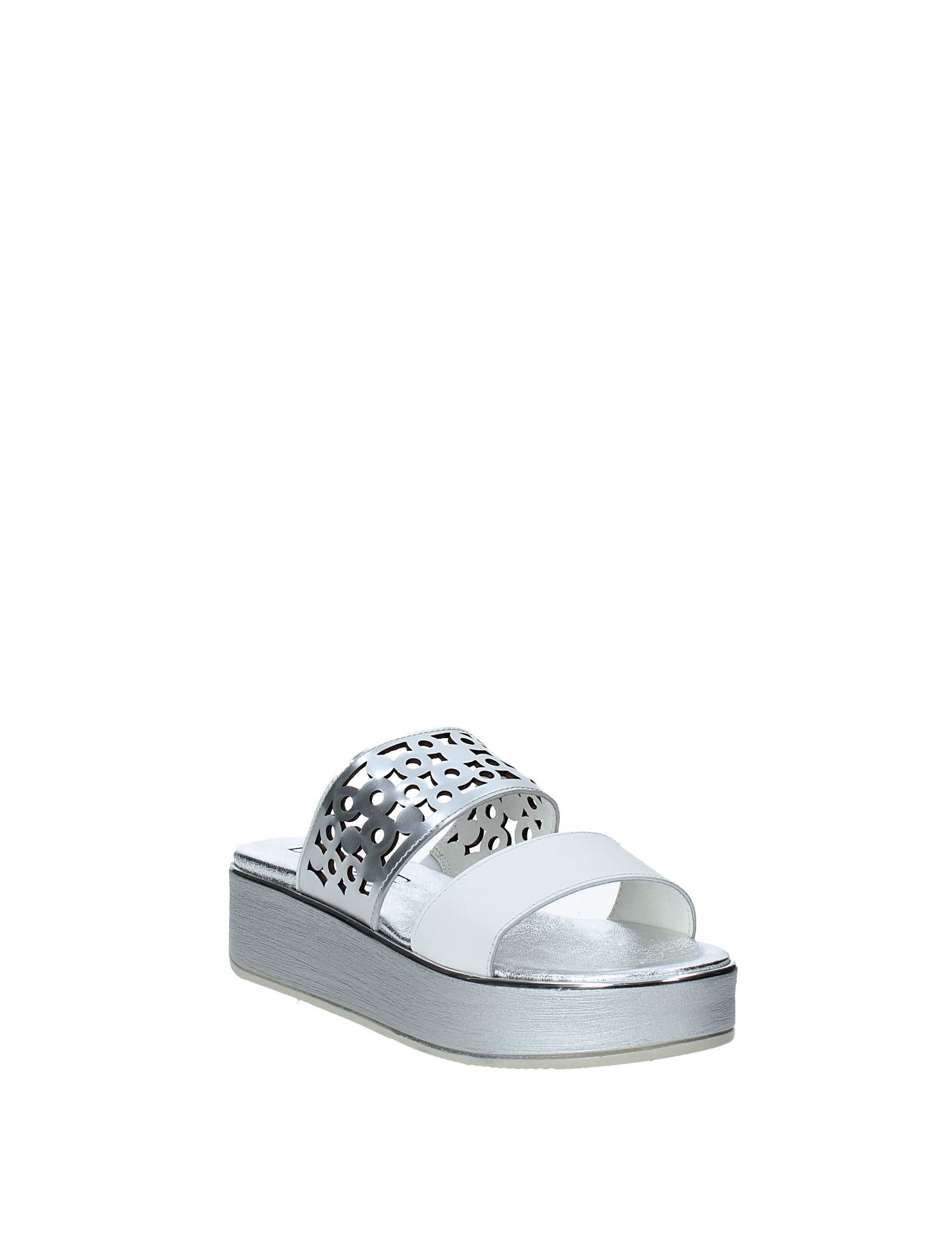 Sandali zeppa Argentato Susimoda