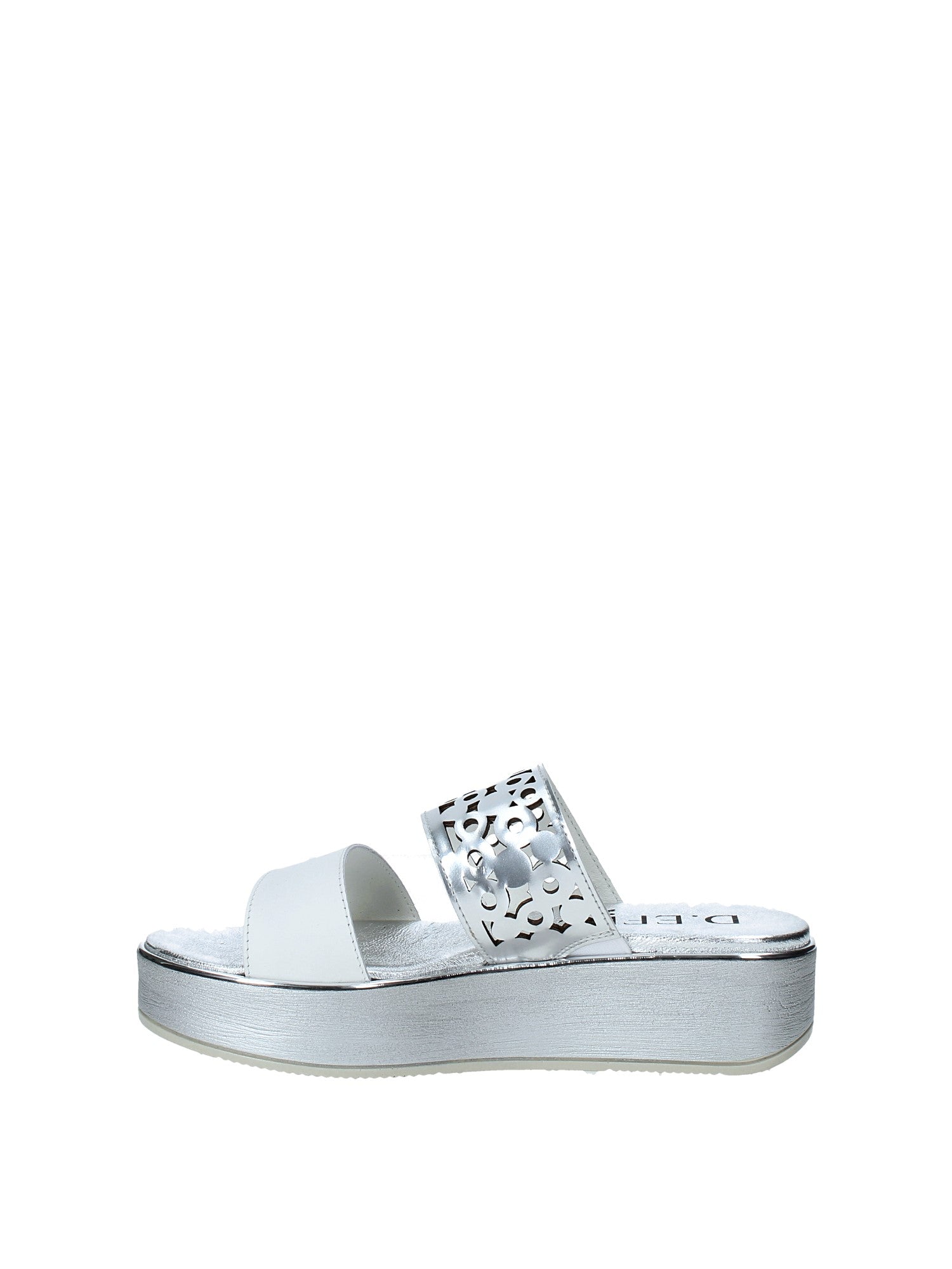 Sandali zeppa Argentato Susimoda