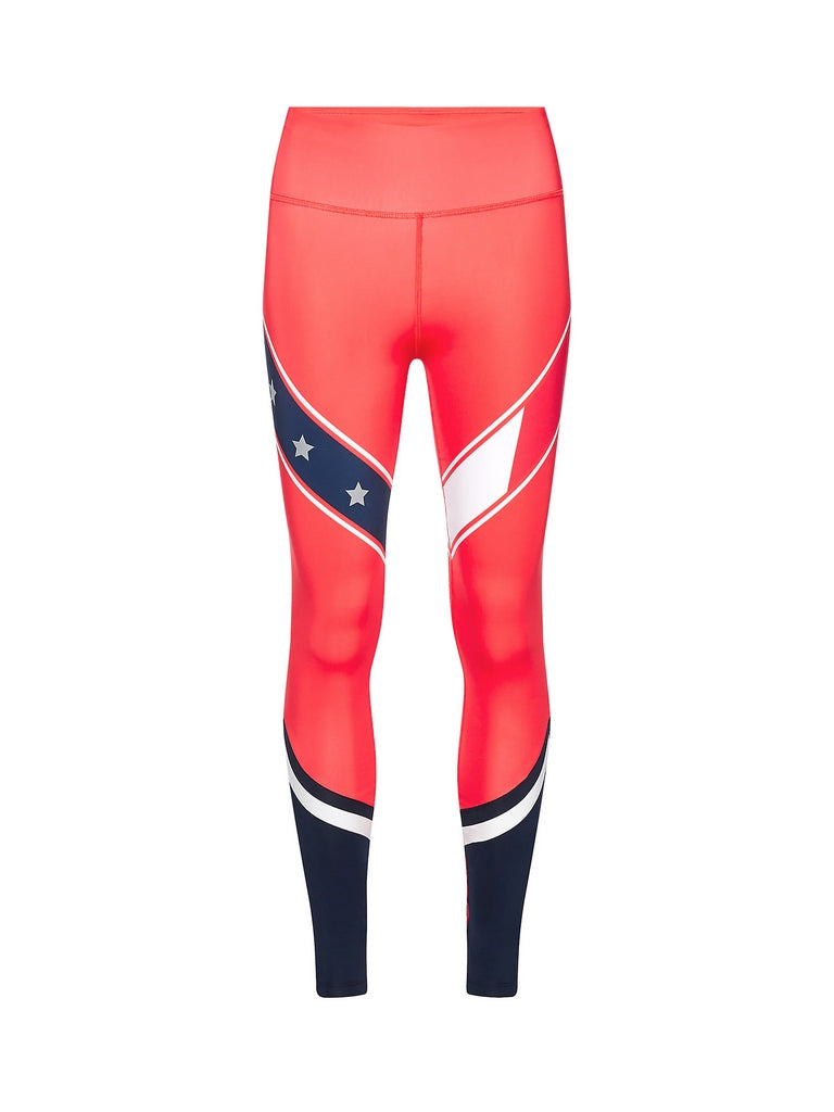 Leggings Rosso Tommy Hilfiger