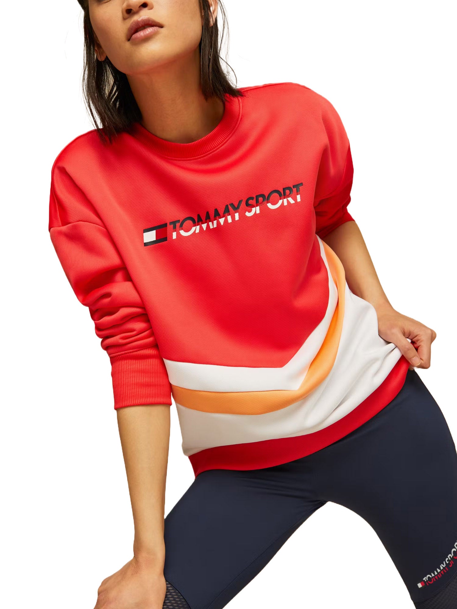 Felpe Rosso Tommy Hilfiger