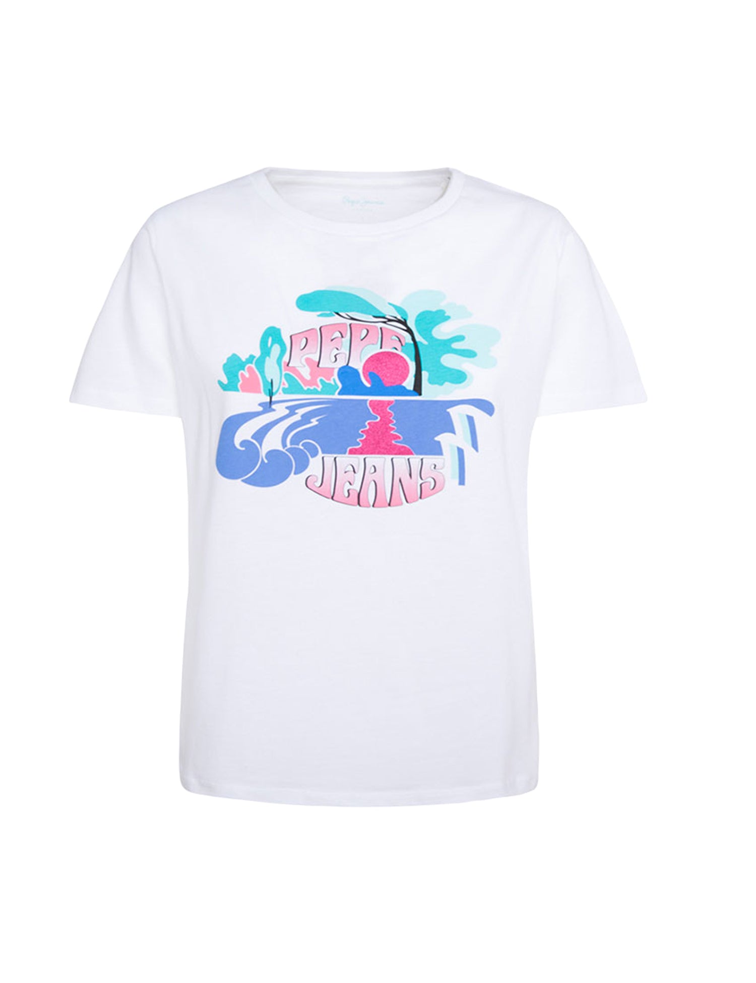 T-shirt Bianco Pepe Jeans