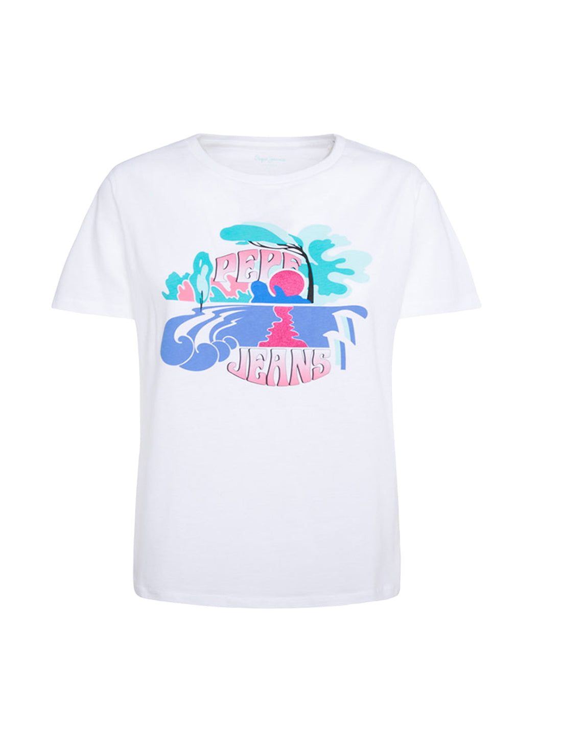 T-shirt Bianco Pepe Jeans