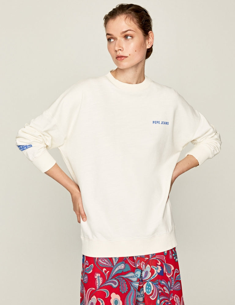 Felpe Bianco Pepe Jeans