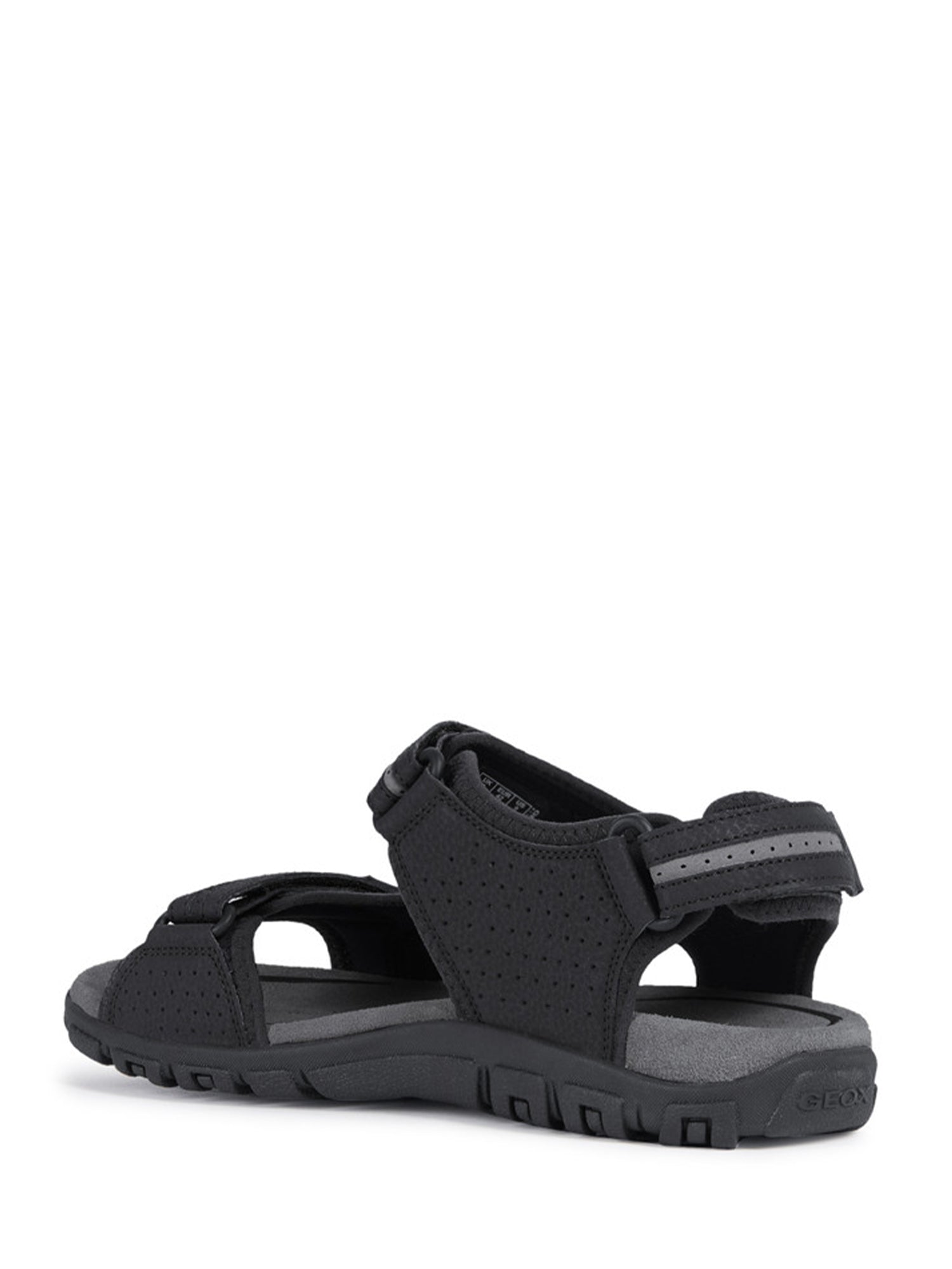 Sandali con strappi Nero Geox