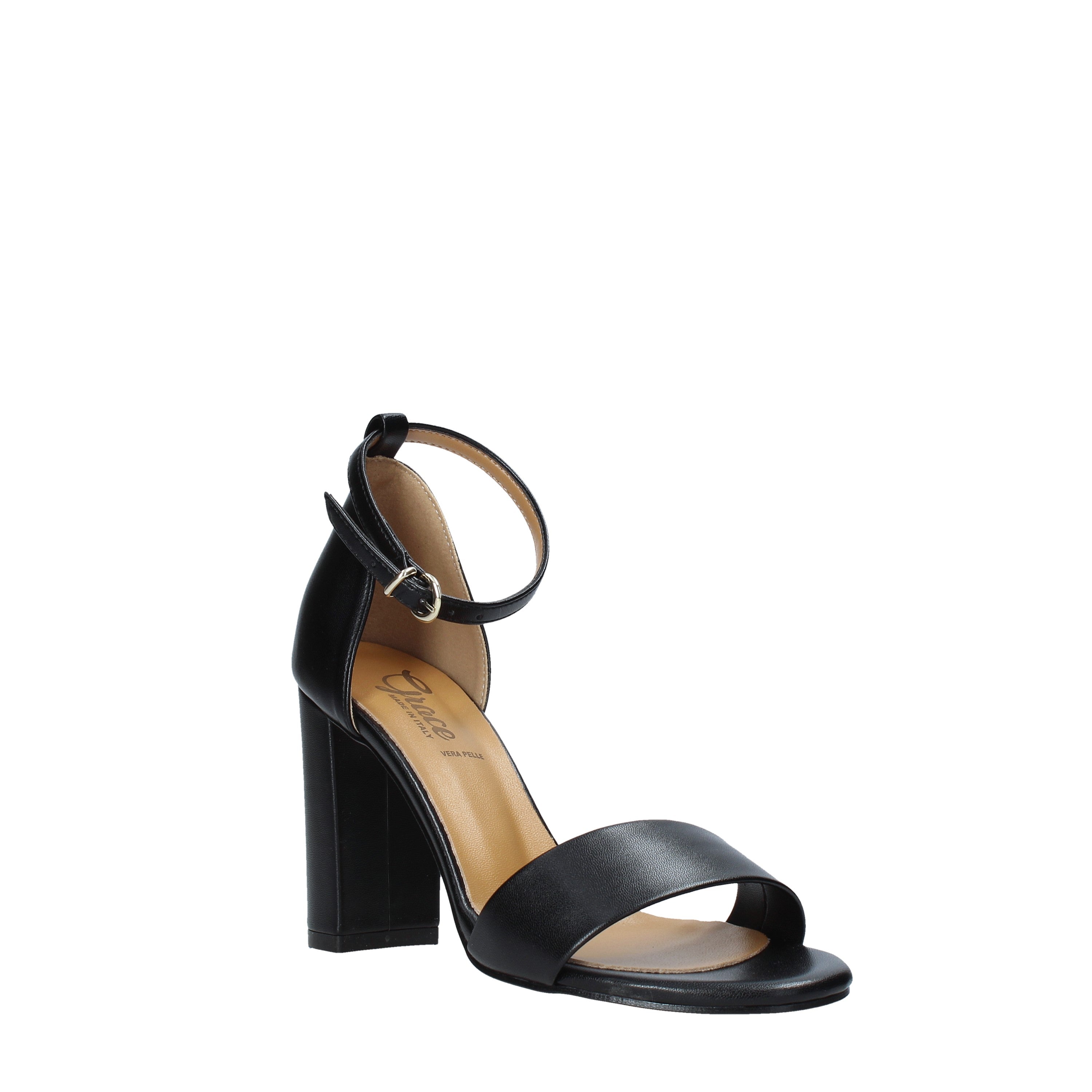 Sandali tacco Nero Vernice Grace Shoes