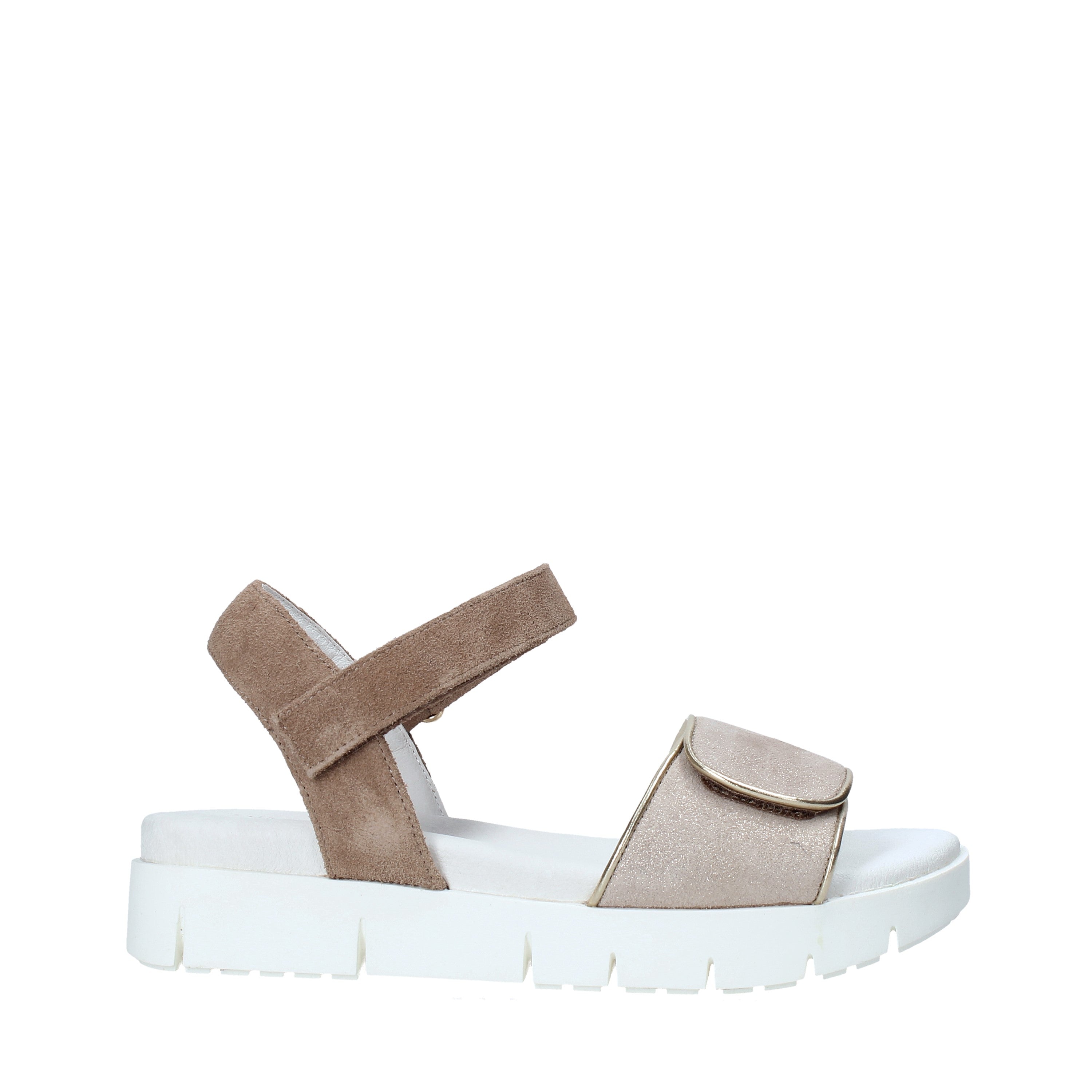 Sandali zeppa Beige Lumberjack