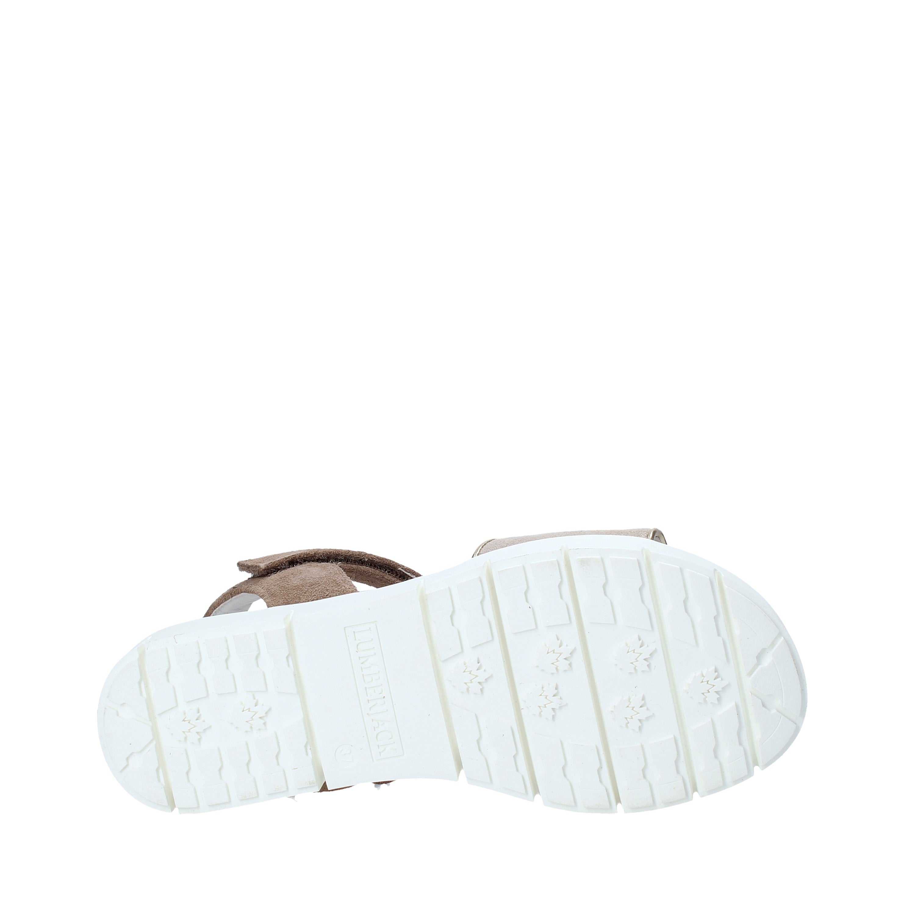 Sandali zeppa Beige Lumberjack