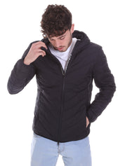 Piumini Nero Ea7 Emporio Armani