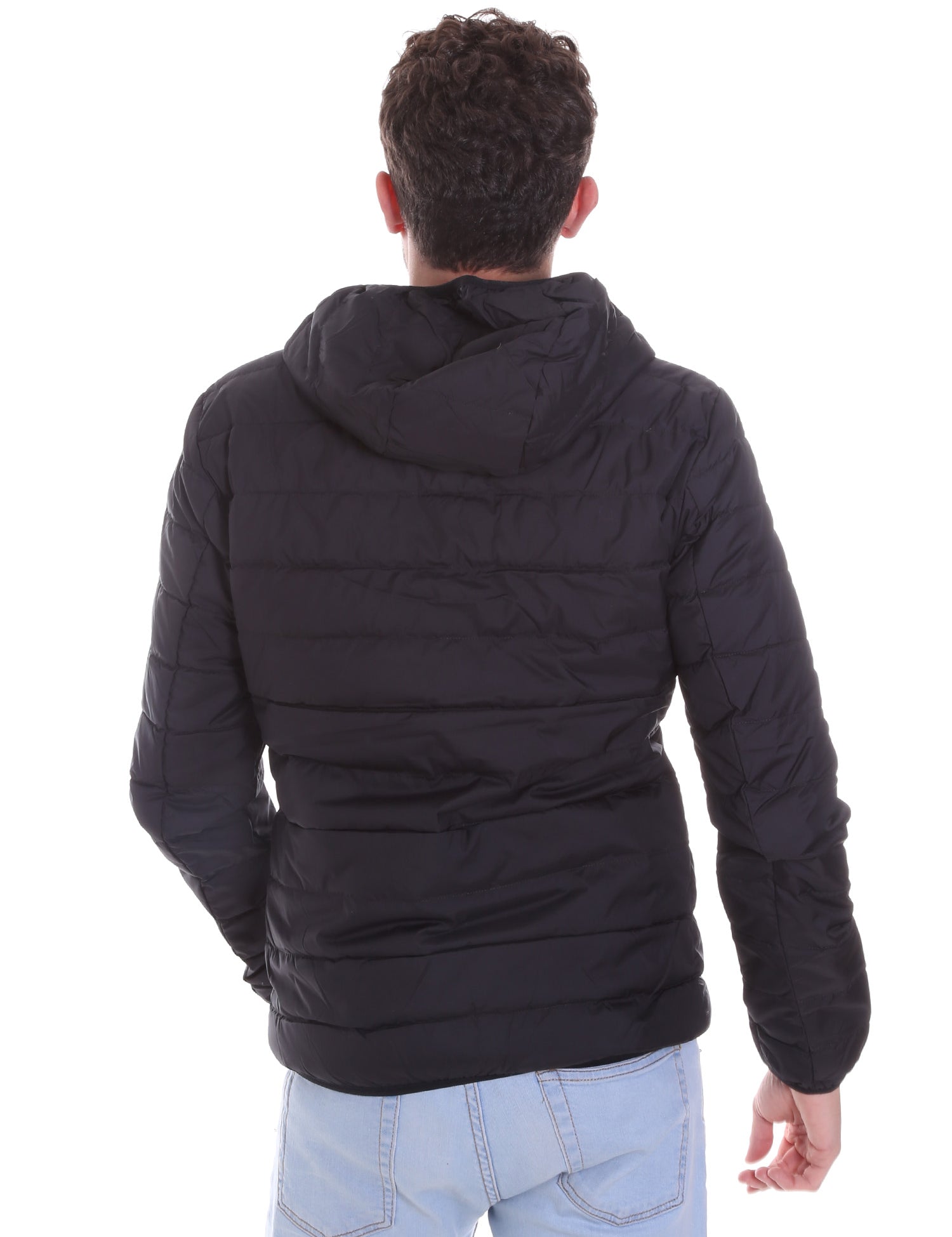 Piumini Nero Ea7 Emporio Armani