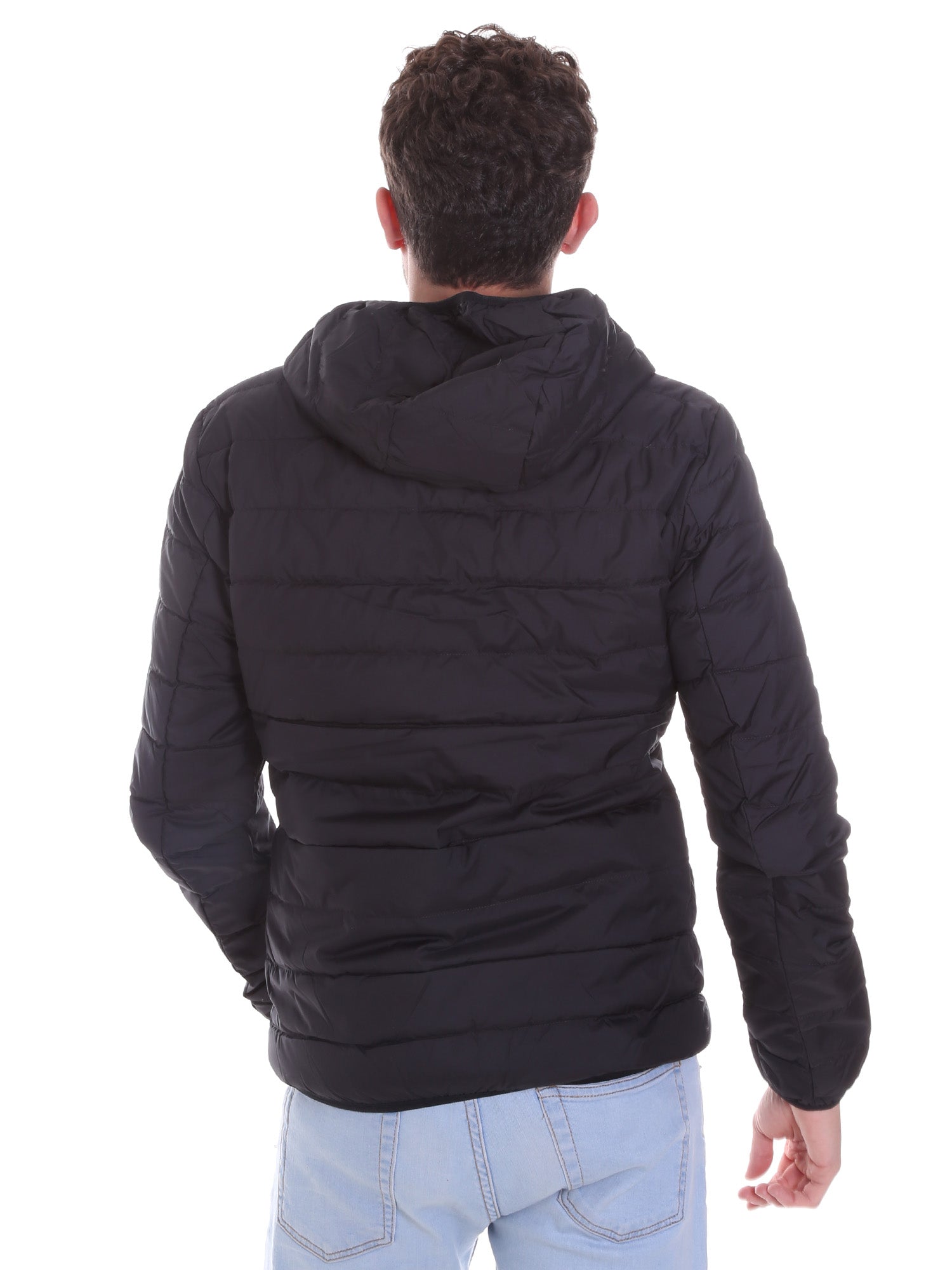 Piumini Nero Ea7 Emporio Armani