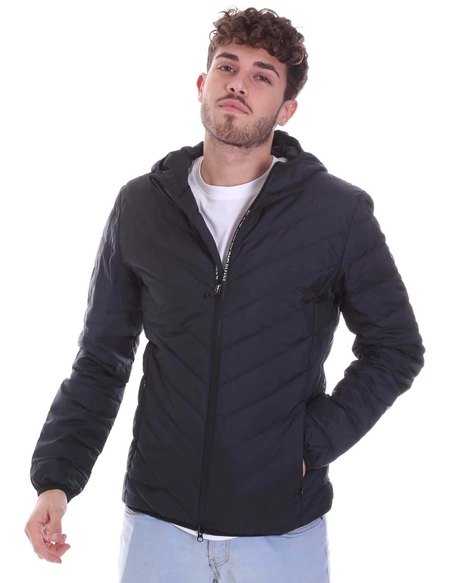 Piumini Blu Ea7 Emporio Armani
