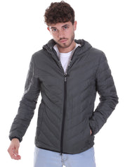 Piumini Grigio Ea7 Emporio Armani