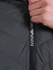 Piumini Grigio Ea7 Emporio Armani