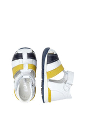 Sandali con strappi Bianco Falcotto